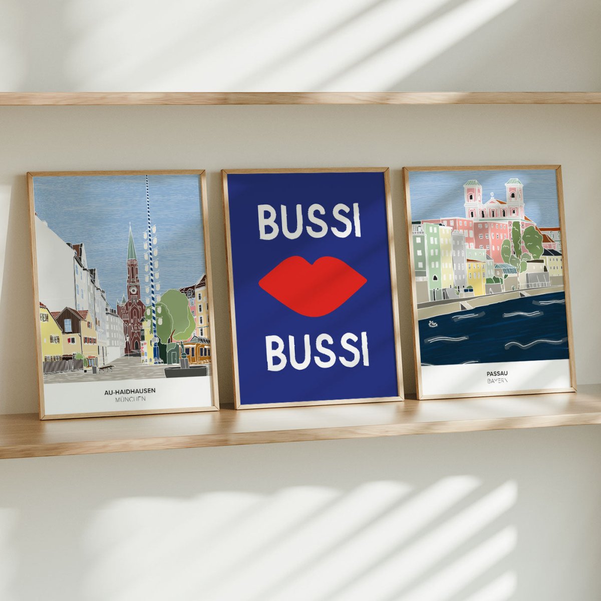 Au - Haidhausen Poster • Wiener Platz München • handgezeichnet - vonSUSI