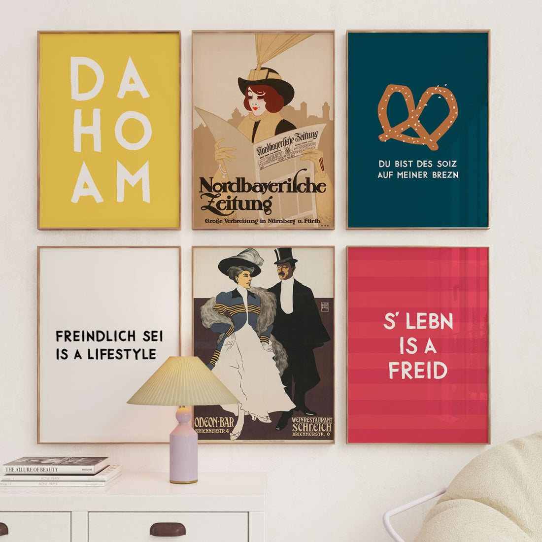 Bayrisches Vintage Poster • Original Retro Fine Art Print aus Bayern - vonSUSI