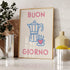 Buon Giorno Kaffee Poster für Kaffeeliebhaber als Geschenk - vonSUSI