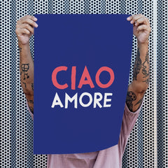 Ciao Amore Poster • italienisches Poster - vonSUSI