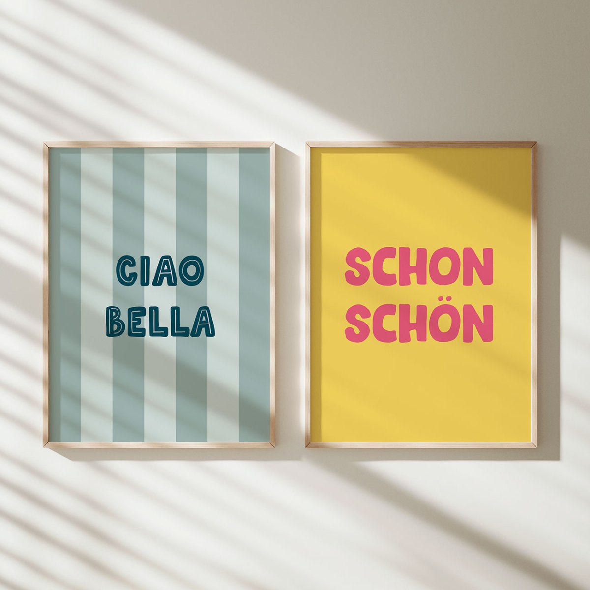 Ciao Bella Poster • modernes italienisches Poster - vonSUSI
