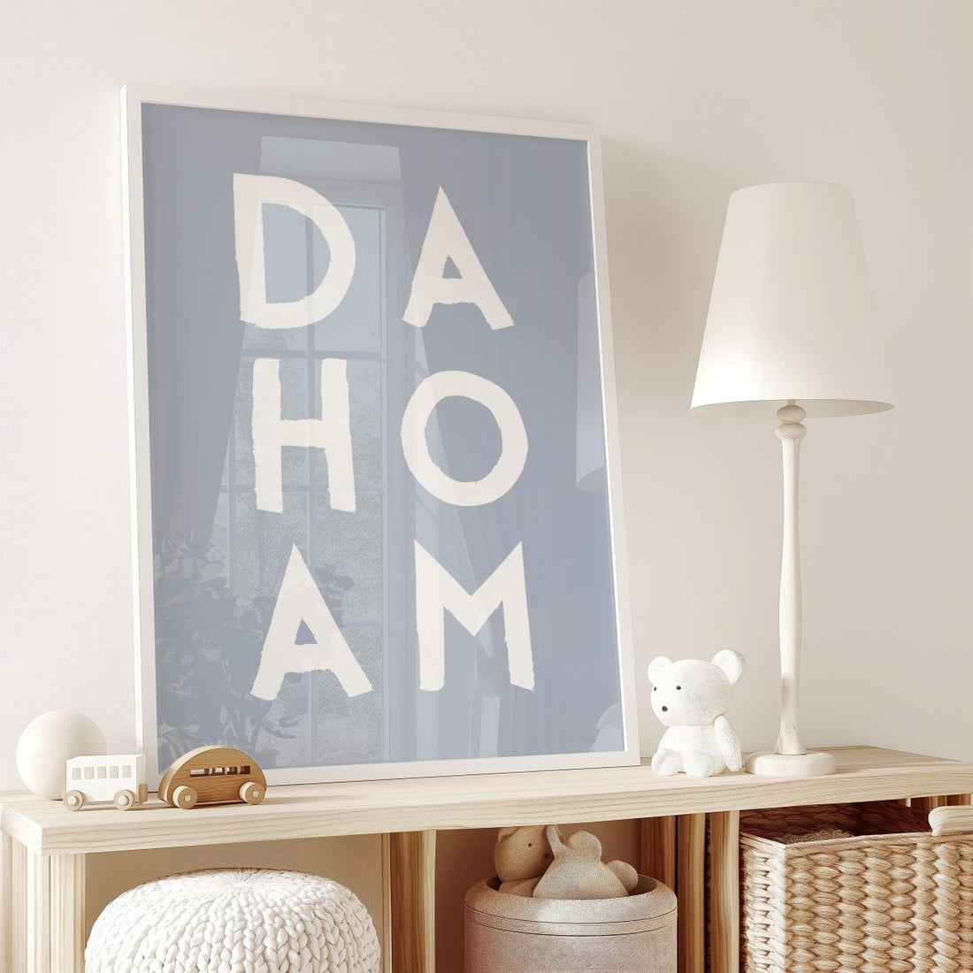 Dahoam Poster • bayrischer Spruch für deinen Flur - vonSUSI