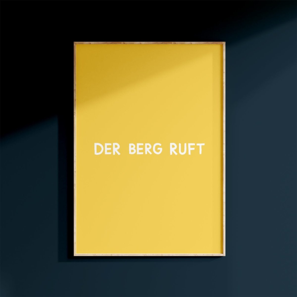 Der Berg ruft Poster für echte Bergsteiger - vonSUSI Poster