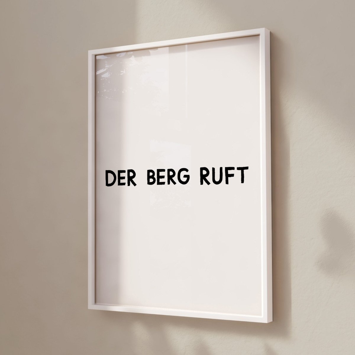 Der Berg ruft Poster für echte Bergsteiger - vonSUSI Poster