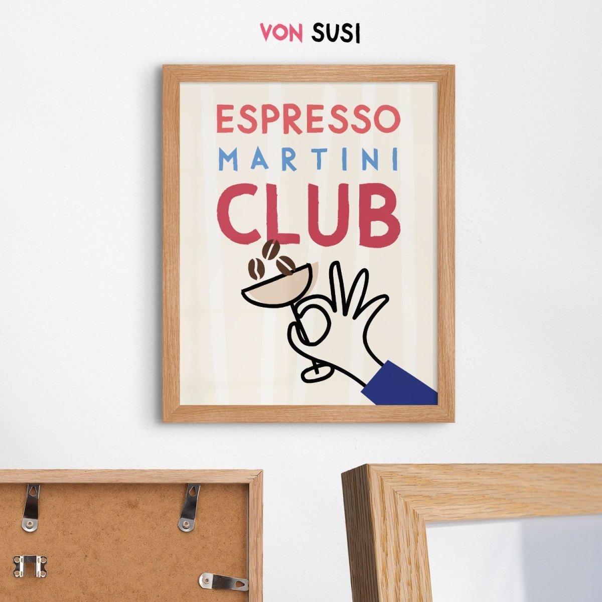 Espresso Martini Club Poster • lokal gedruckt in Museumsqualität - vonSUSI