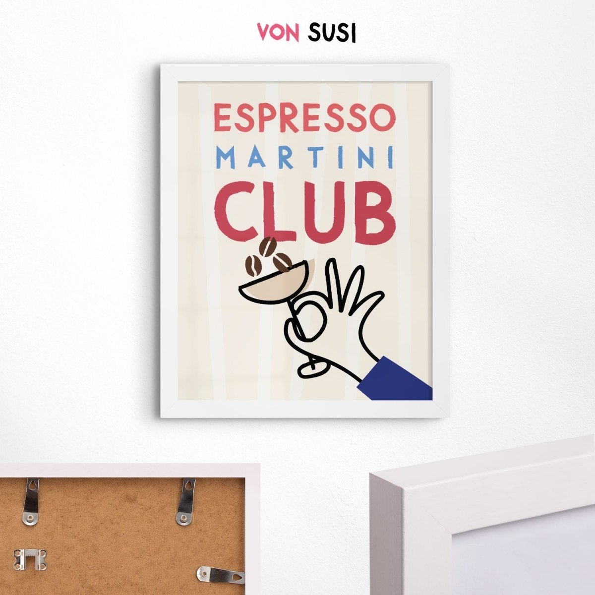 Espresso Martini Club Poster • lokal gedruckt in Museumsqualität - vonSUSI