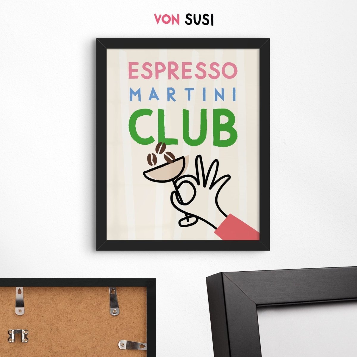 Espresso Martini Club Poster • lokal gedruckt in Museumsqualität - vonSUSI