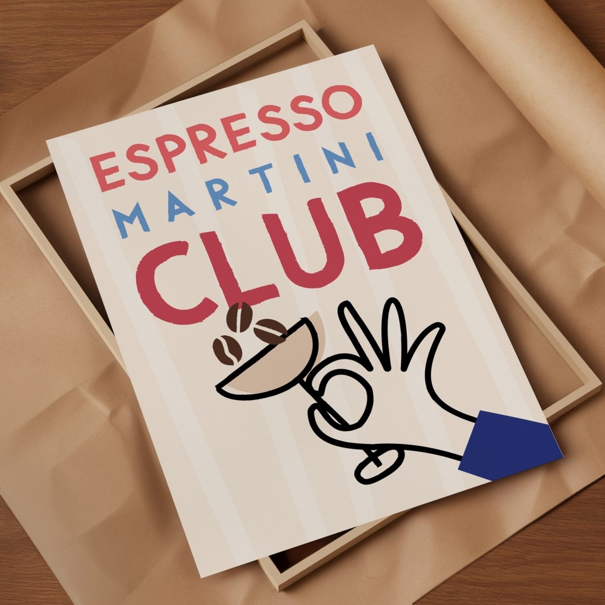 Espresso Martini Club Poster • lokal gedruckt in Museumsqualität - vonSUSI