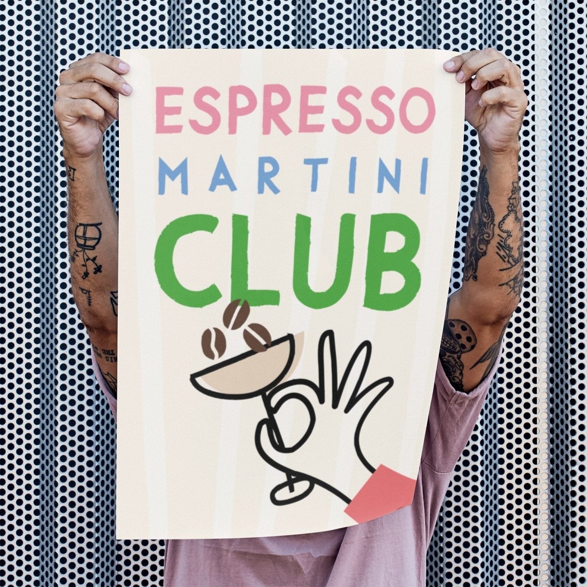 Espresso Martini Club Poster • lokal gedruckt in Museumsqualität - vonSUSI