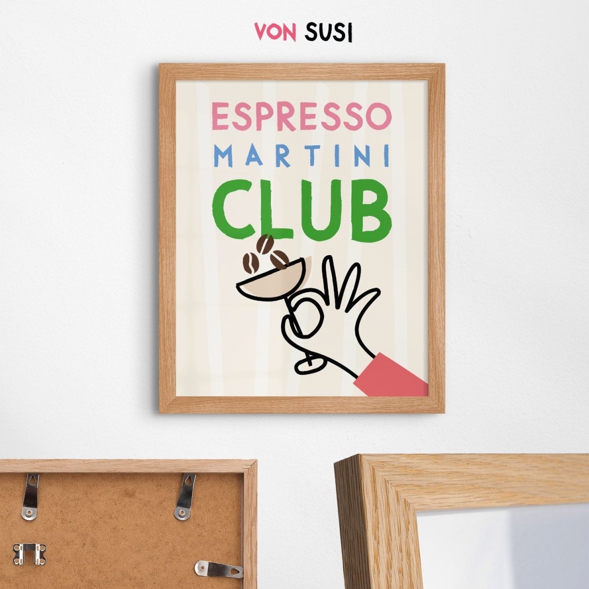 Espresso Martini Club Poster • lokal gedruckt in Museumsqualität - vonSUSI