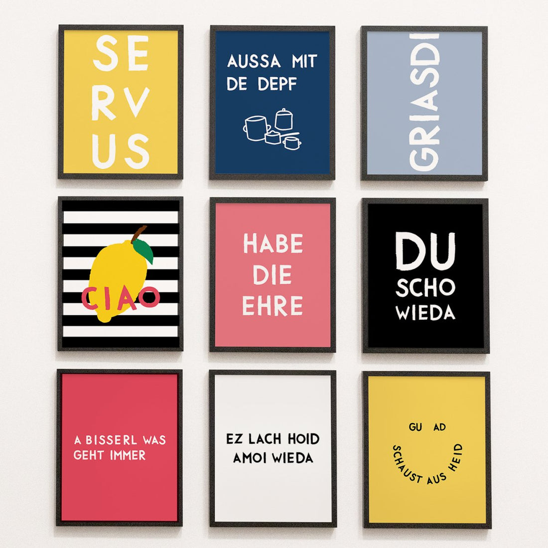 Habe die Ehre • bayerisches Poster in rose • mit Spruch • Eingangsbereich Deko bayrisch - vonSUSI