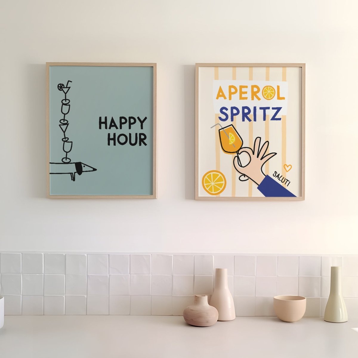 Happy Hour Poster • lustiges Dackelposter - vonSUSI