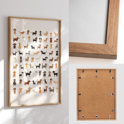 Lustiges Dackel Poster • Wandbild mit Hund • für Dackelliebhaber als Geschenk - vonSUSI
