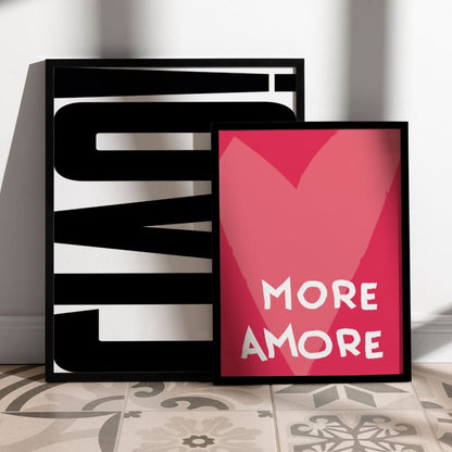 More Amore Poster • Poster mit Herz - vonSUSI
