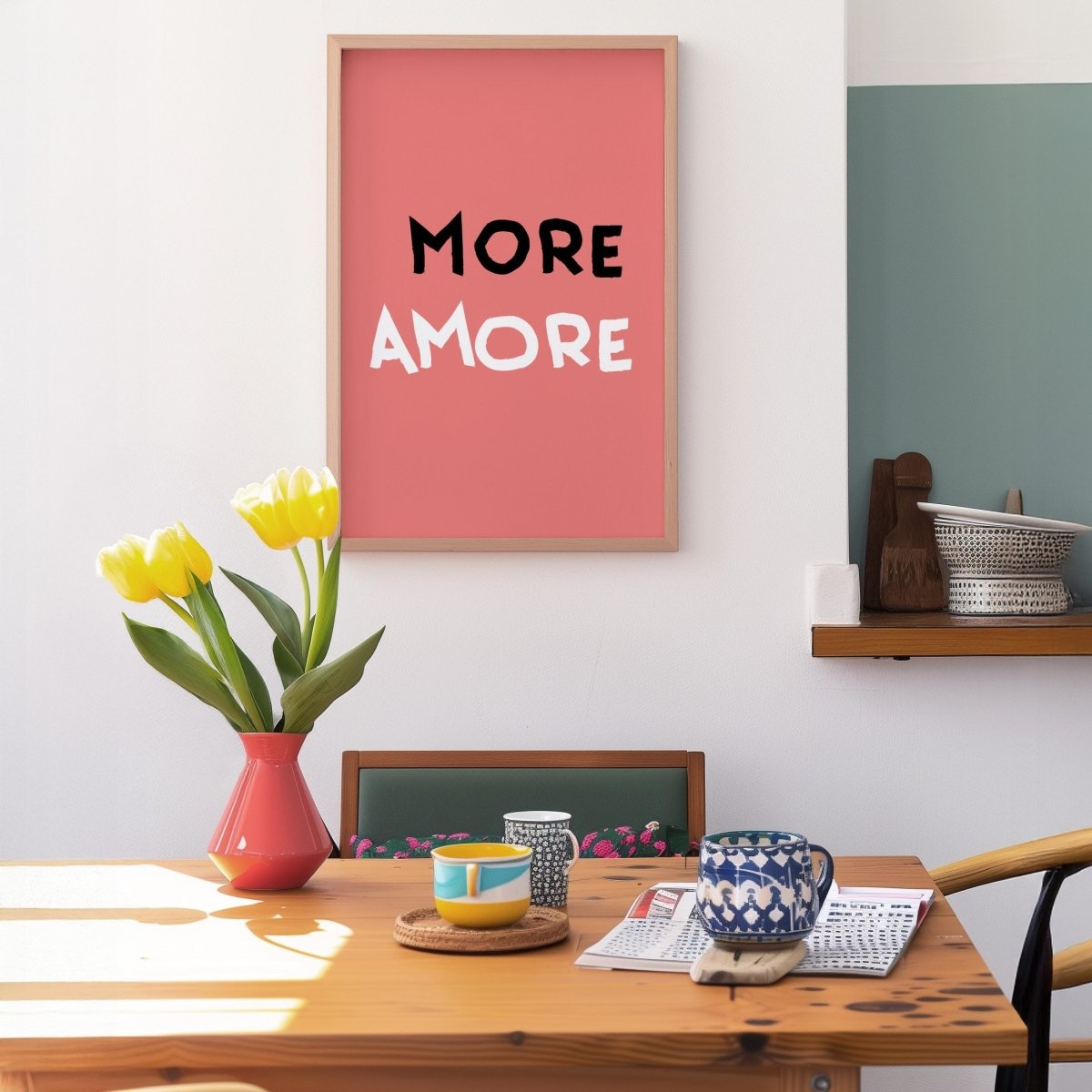 More Amore Poster • Typografieposter für Verliebte - vonSUSI