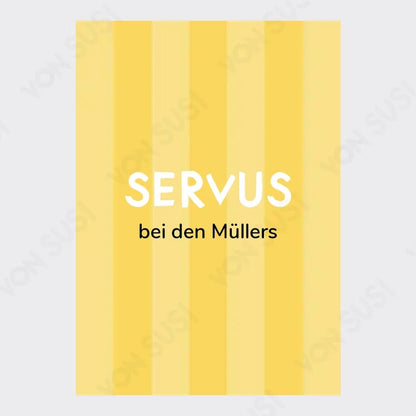 Personalisierbares SERVUS Poster - vonSUSI Personalisiert