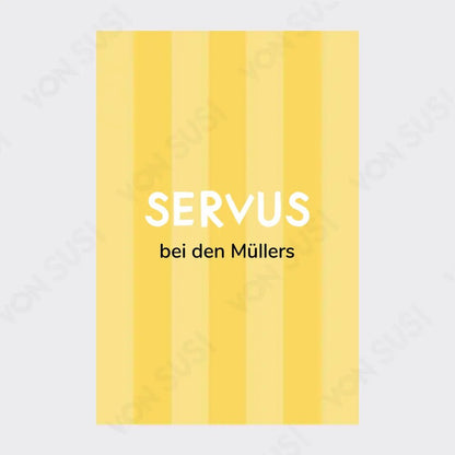 Personalisierbares SERVUS Poster - vonSUSI Personalisiert