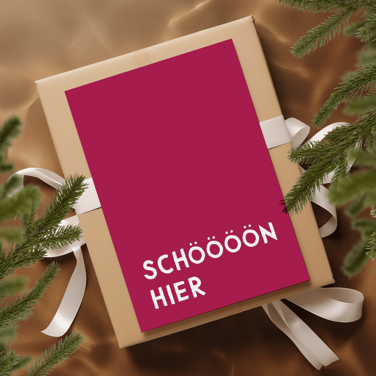 Poster &quot;Schöööön hier&quot; • exklusiv bei vonSUSI - vonSUSI