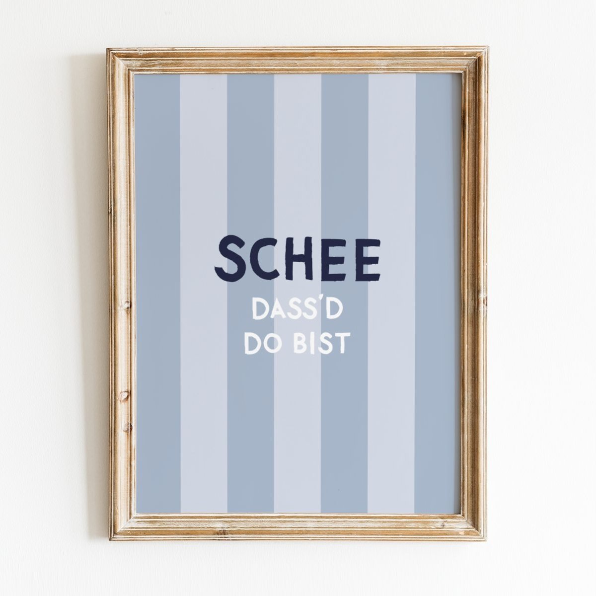 Schee dass&