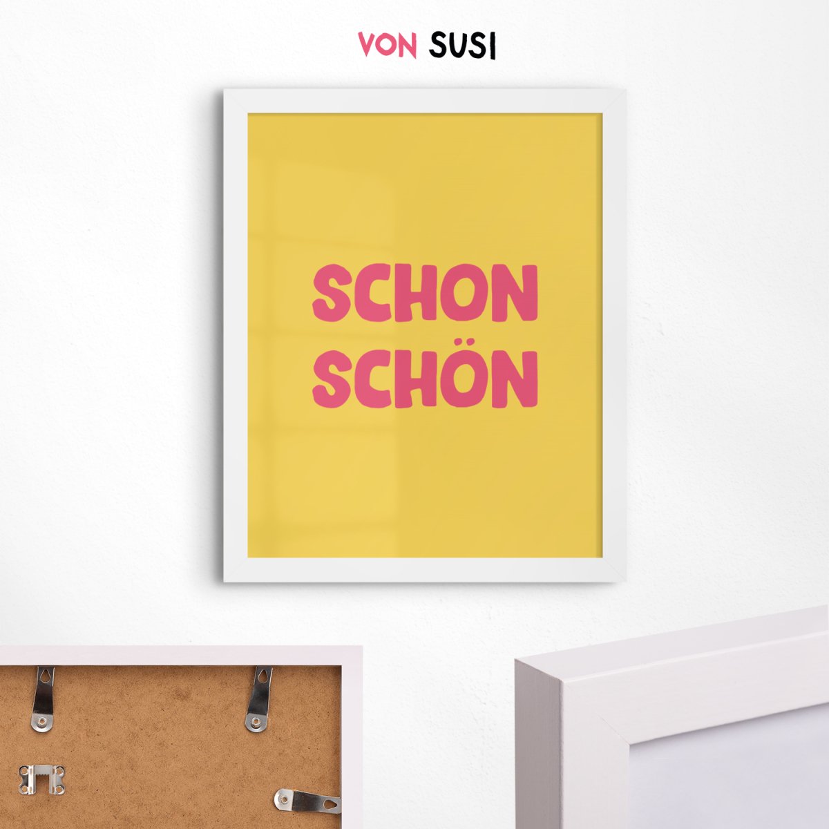 Schon schön Poster • modernes Typografieposter - vonSUSI