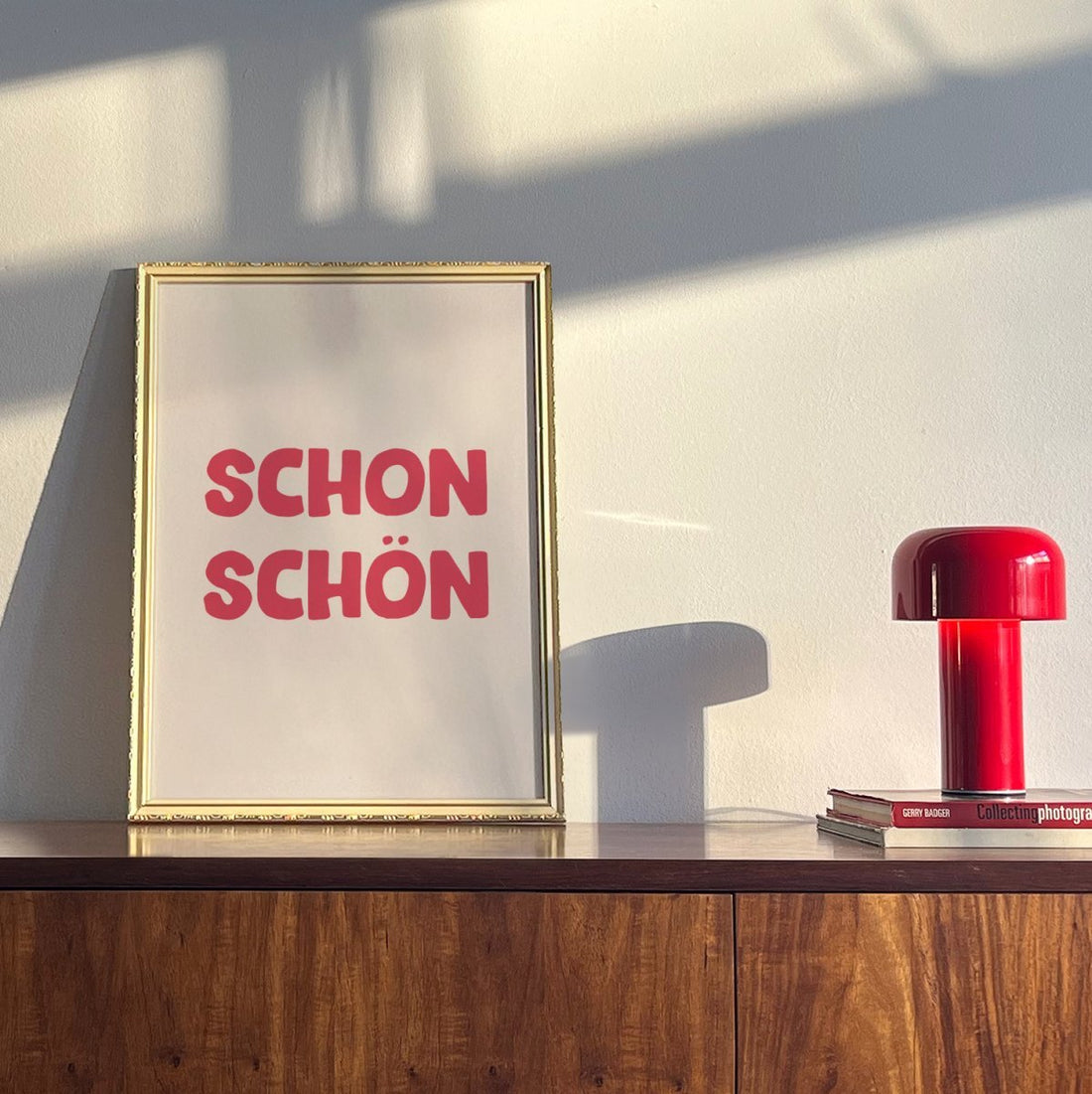 Schon schön Poster • modernes Typografieposter - vonSUSI