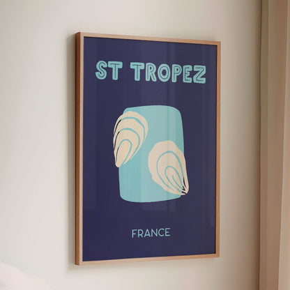 St Tropez Poster • Städteposter Saint Tropez • Cote d&