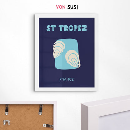 St Tropez Poster • Städteposter Saint Tropez • Cote d&