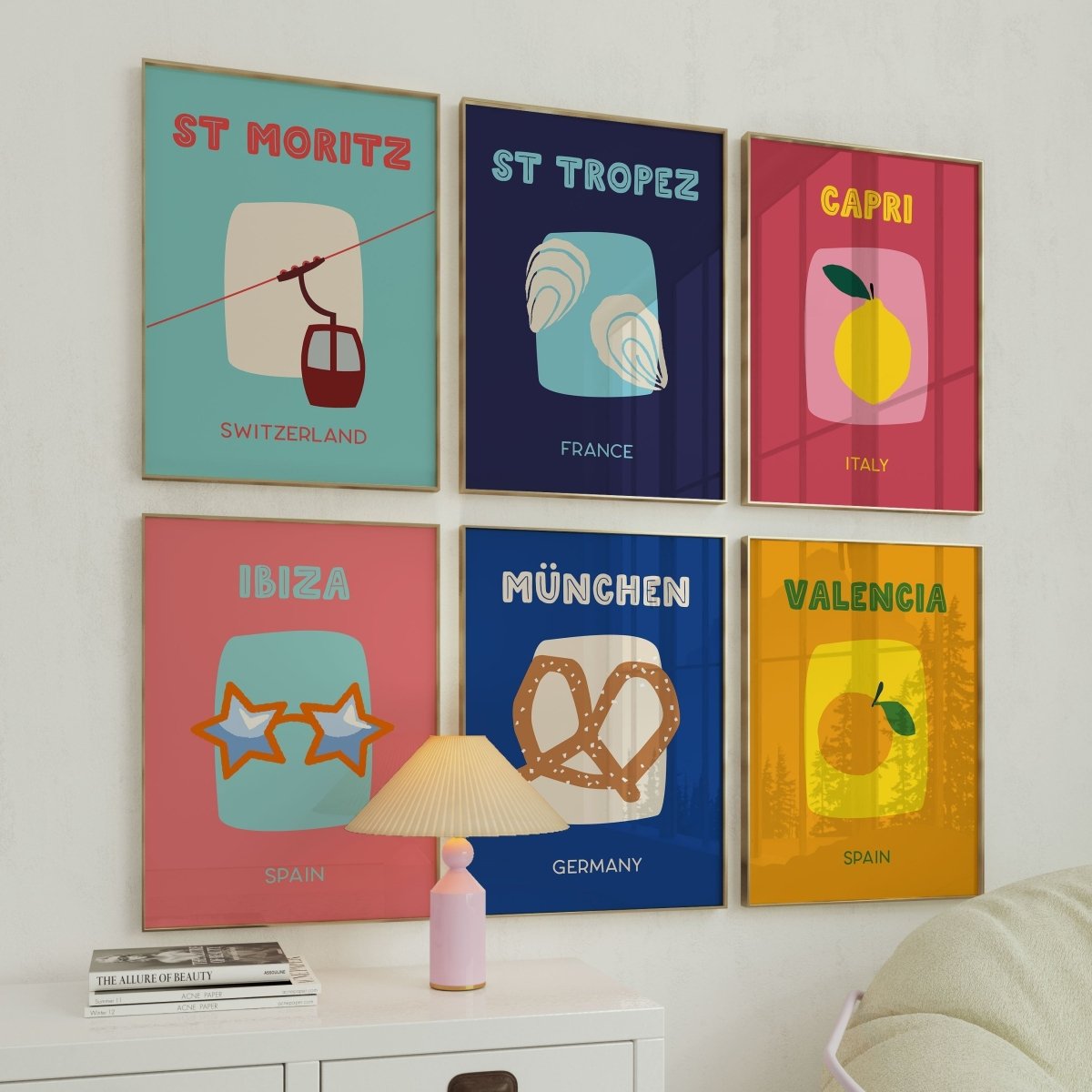 St Tropez Poster • Städteposter Saint Tropez • Cote d&