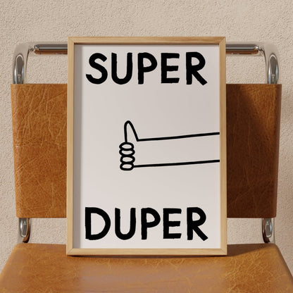 Super Duper Poster – mutiger Kunstdruck für gute Stimmung - vonSUSI
