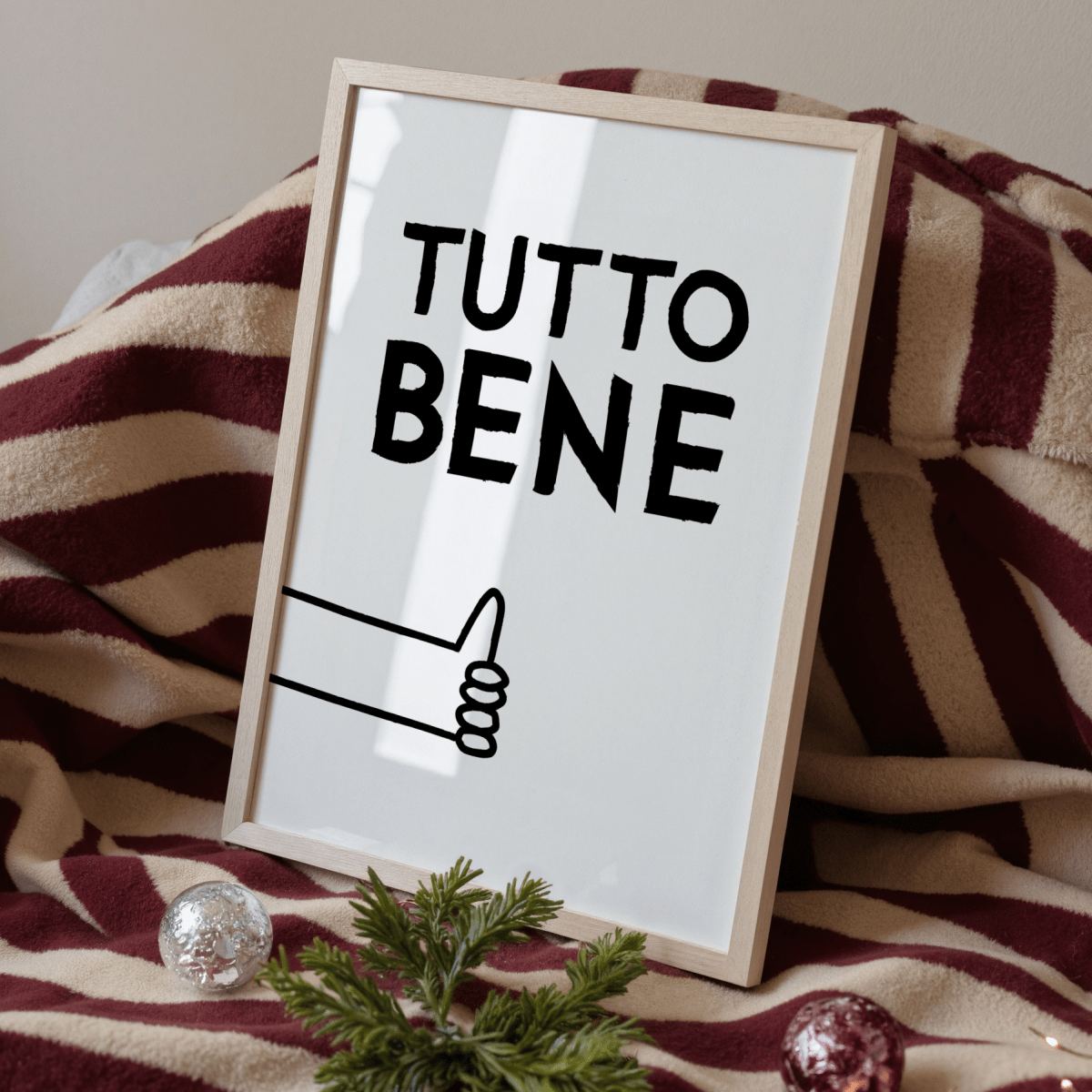 Tutto Bene Poster • italienisches Poster für gute Laune - vonSUSI