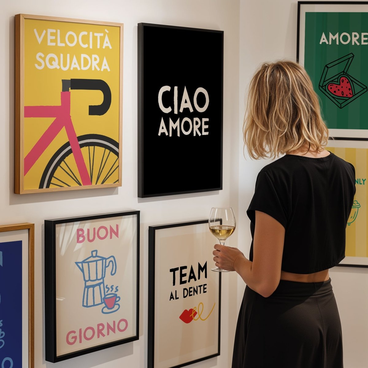 Velocità Squadra Rennrad Poster für alle Italien- und Fahrrad Fans – vonSUSI