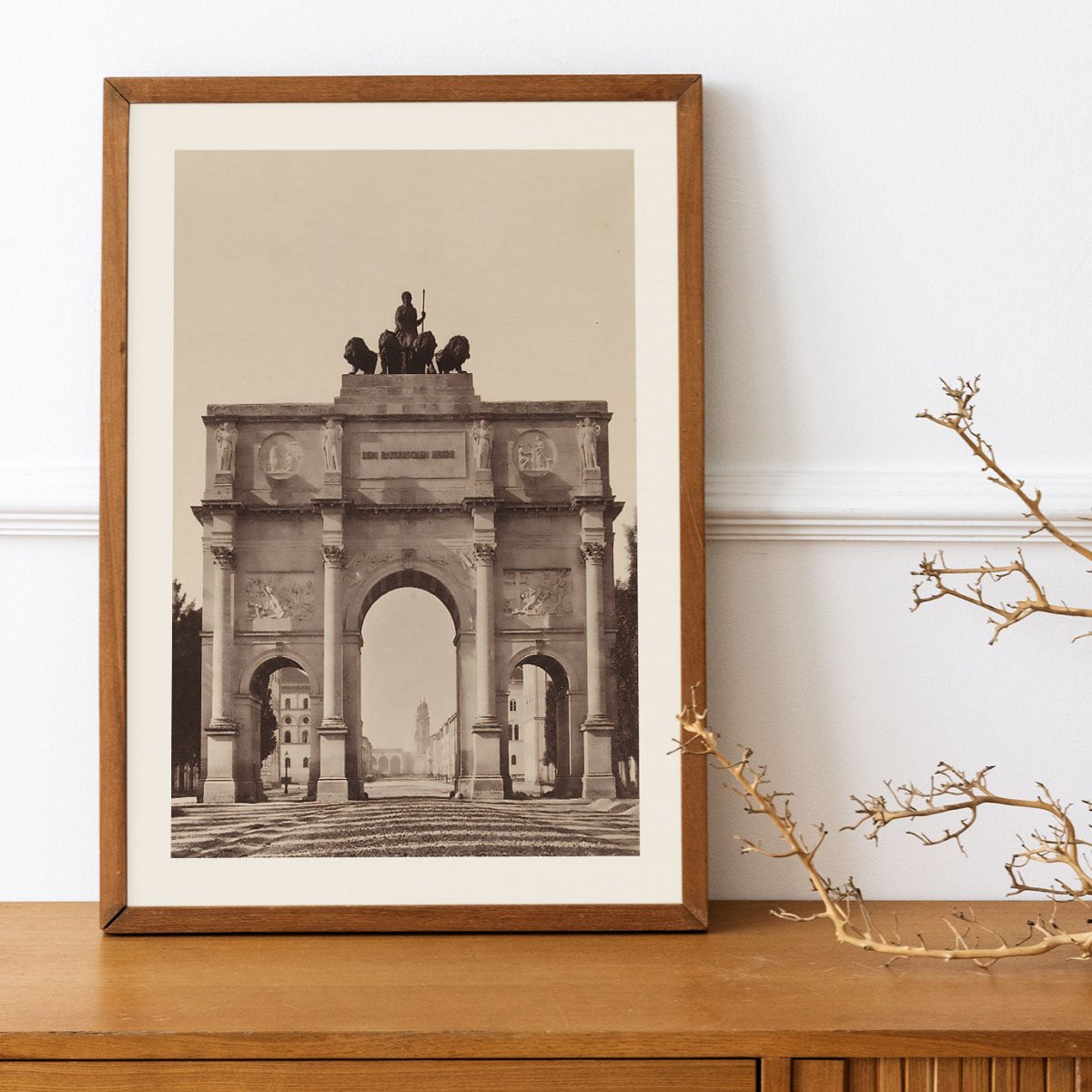 Vintage Siegestor München Poster • Retro Foto Print - vonSUSI