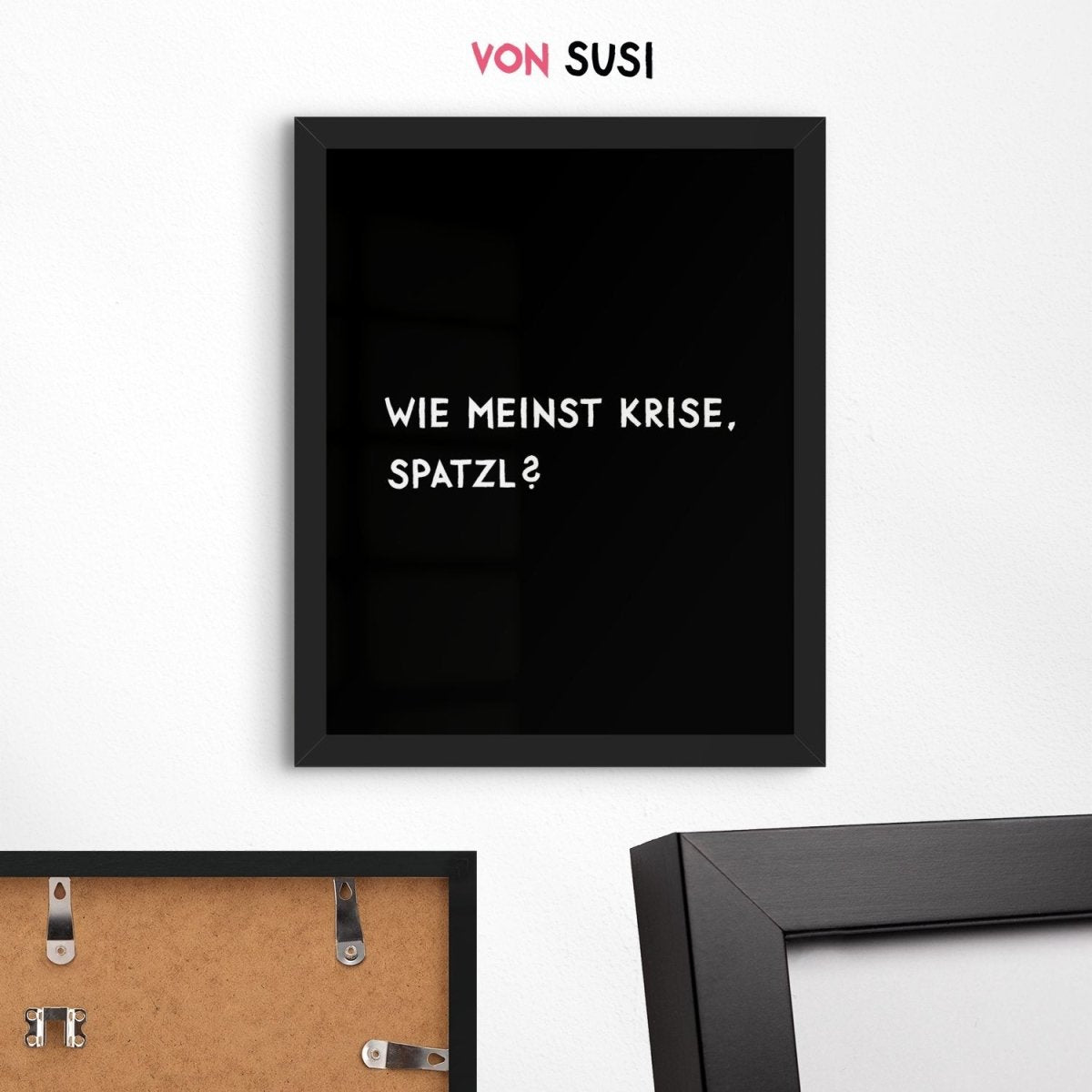 Wie meinst Krise, Spatzl? Poster für alle Monaco di Bavaria Fans - vonSUSI