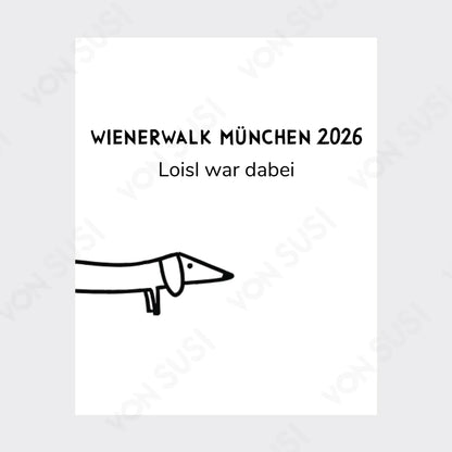 Wiener Walk 2026 Poster - vonSUSI Personalisiert